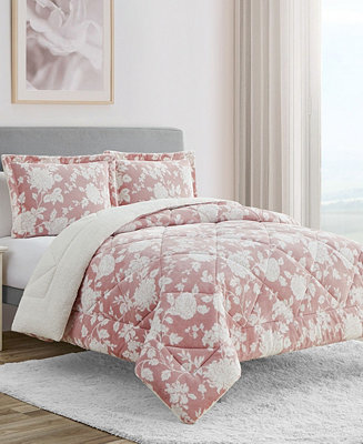 Mytex Hadley Floral 3-Pc Queen Comforter Set & Reviews - Comforter Sets - Bed & Bath - Macy's