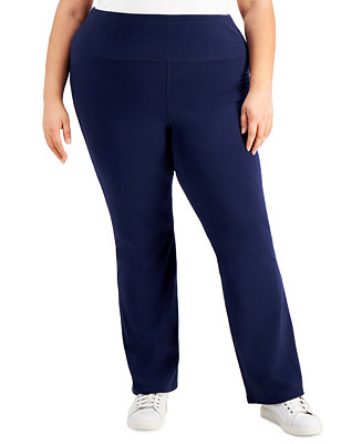 Karen Scott Plus Size Yoga Pants, Created for Macy's - Macy's
