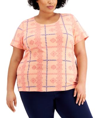 macys karen scott plus size tops