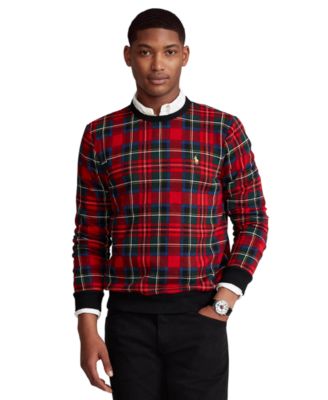 ralph lauren plaid sweatshirt