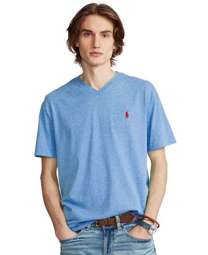 Polo Ralph Lauren Men's Classic-Fit V Neck T-Shirt & Reviews - T-Shirts -  Men - Macy's