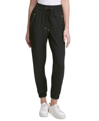 women's black jogging pants