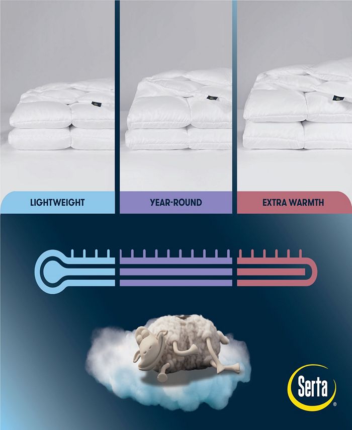 Serta Down Illusion Antimicrobial Down Alternative Extra Warmth