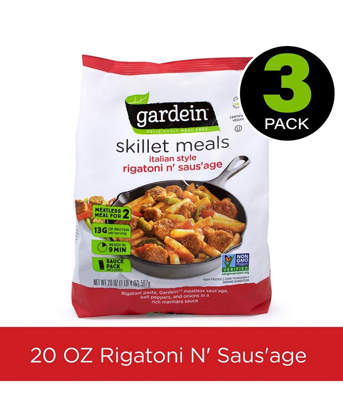 Gardein Italian Sausage Skillet Meal, 20 oz, 3 Count Macy's