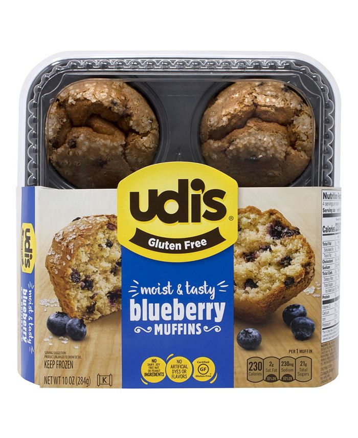 Udi's Blueberry Muffin, 10 oz, 2 Count Macy's