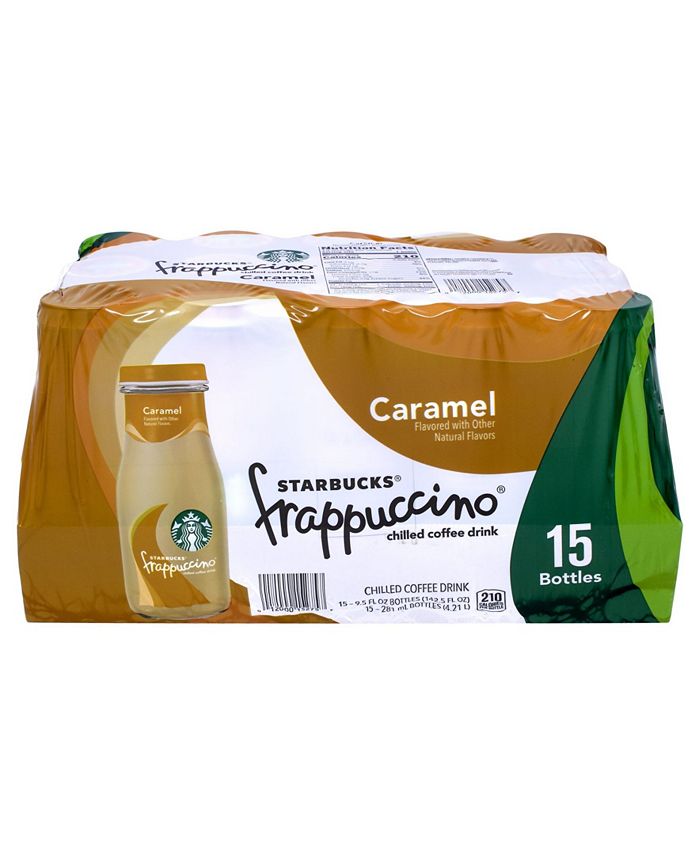 Starbucks Frappuccino, 2 Flavor Variety Pack, 9.5 Fl Oz (15 Count)