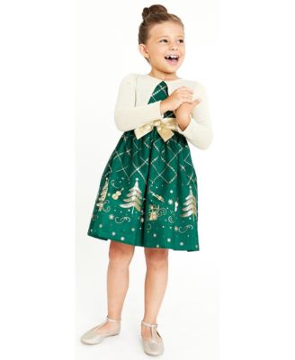 bonnie jean nutcracker dress green