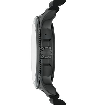 Fossil - Men's Gen 5E Smartwatch Black Silicone 44mm