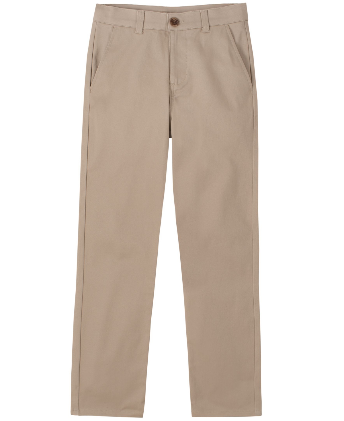 Nautica Big Boys Uniform Stretch Twill Pant with Reinforced Knees