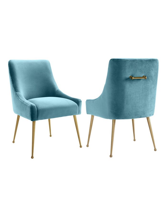 TOV Furniture Beatrix Velvet Side Chair - Macy's