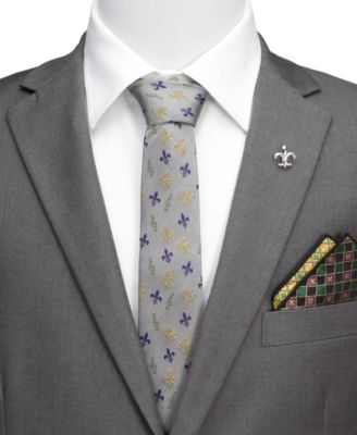 Cufflinks Inc. Men's Mardi Gras Mask Tie