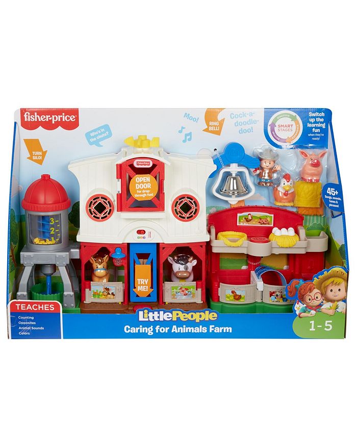 Fisher-Price Little People Caring for Animals Farm, Action Playset - Multi