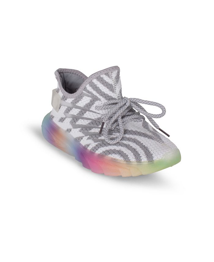 Wanted Women s Galaxy Striped Knit Sneakers Macy s