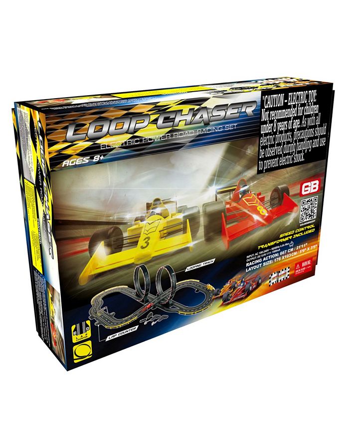 PonyCycle Loop Chaser Road Racing Slot Car Set Electric Powered