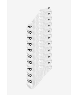 Fila Men's Basic Logo No Show Pack of 10