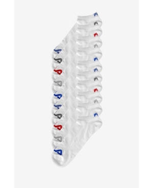 Fila Men's Basic Logo No Show Pack of 10