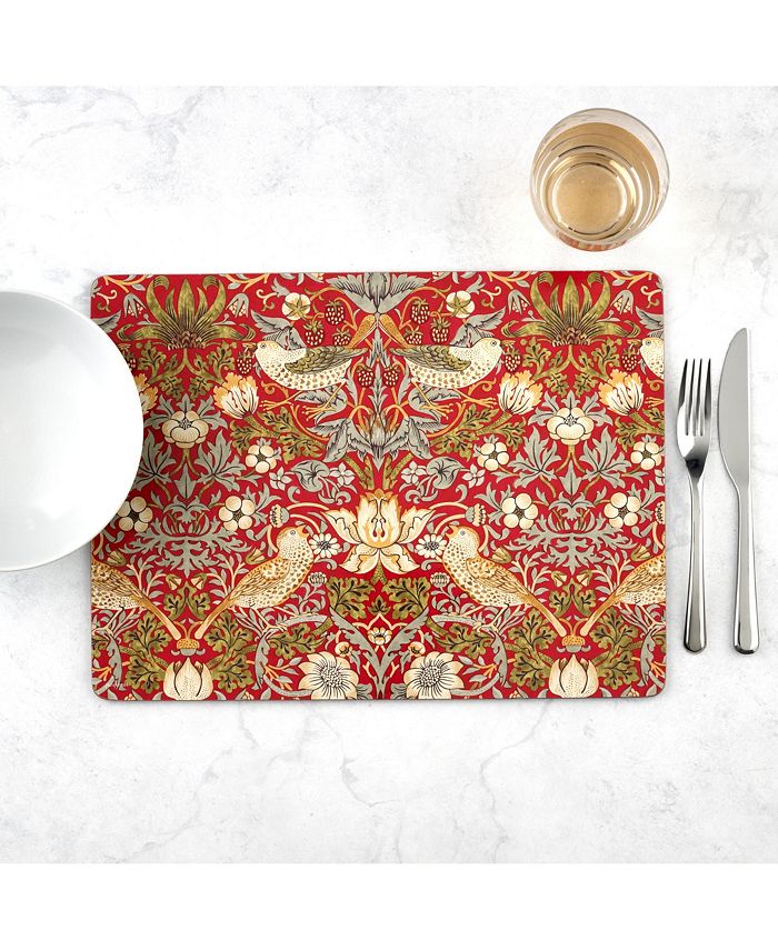 Pimpernel Strawberry by Morris & Co Placemats, Set of 4 Macy's