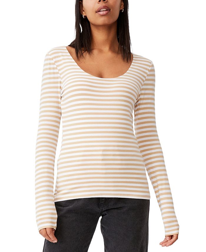 White Long Sleeve Womens Tops - Macy's