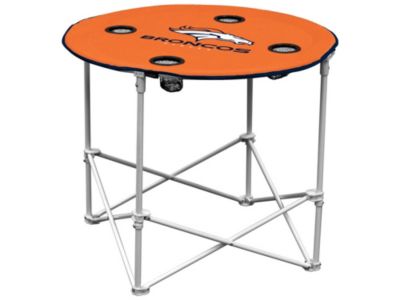 Logo Chair - Denver Broncos Round Folding Table