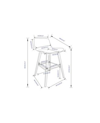 Addy Counter Stool, Set of 2