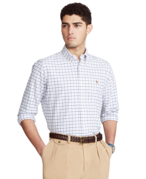 Polo Ralph Lauren Men's Classic-Fit Tattersall Oxford Shirt