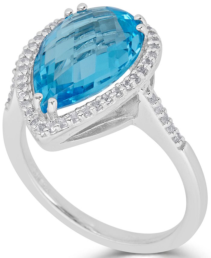 Macy's mystic top topaz ring