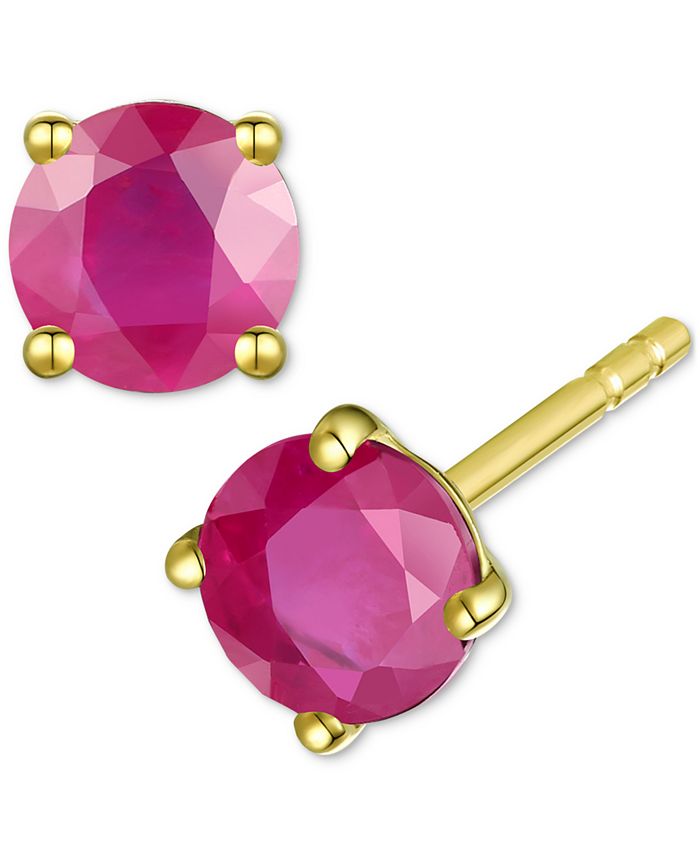 Macys ruby earrings hotsell