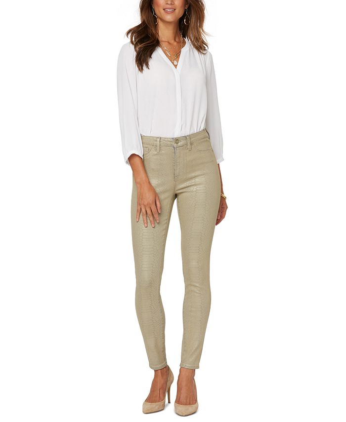 NYDJ Ami Snake Print Skinny Jeans Macy s