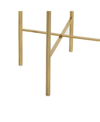 Set of 2 Multi Colored Metal Contemporary Planter, 39", 46"