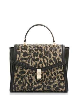 Brahmin shops leopard handbag