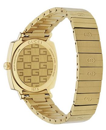 Gucci - Women's Swiss Grip Gold PVD Stainless Steel Bracelet Watch 27mm