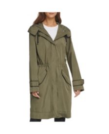 Camo-Lined Anorak Rain Coat