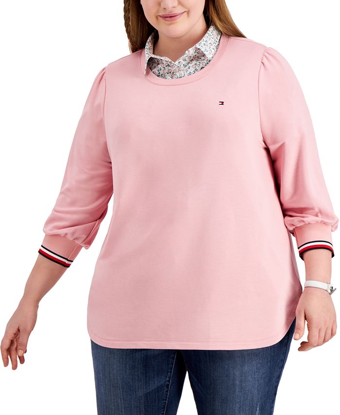 plus size tommy hilfiger sweat suit