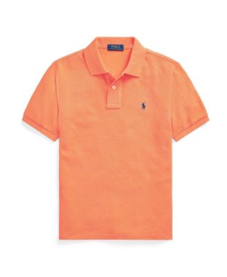 boys orange polo shirt