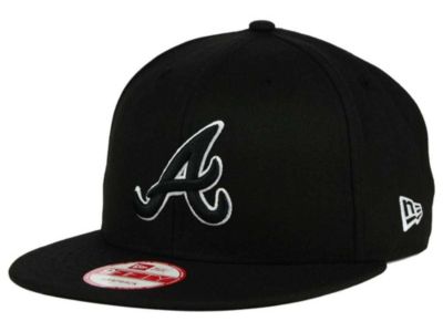New Era - Atlanta Braves Black White 9FIFTY Snapback Cap