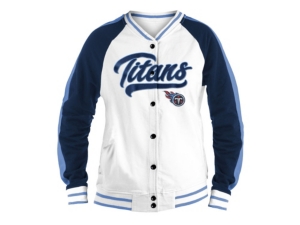 5th and Ocean Tennessee Titans Women's Button-Up Vintage Jacket