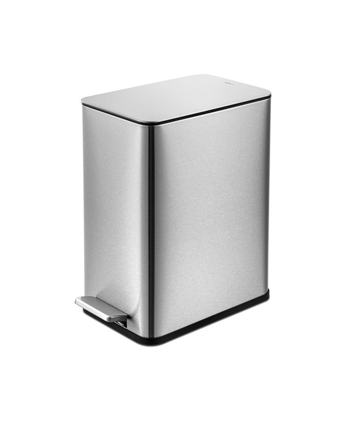 20 Gallon Step on Trash Can Qualiazero Color: White