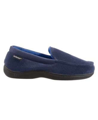 Signature Men's Microterry Jared Moccasin Slippers with Memory Foam