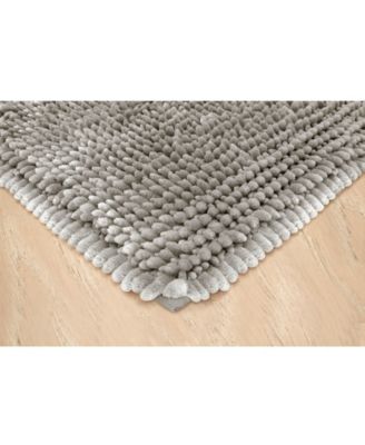 Laura Ashley Butter Chenille Bath Mats In Gray
