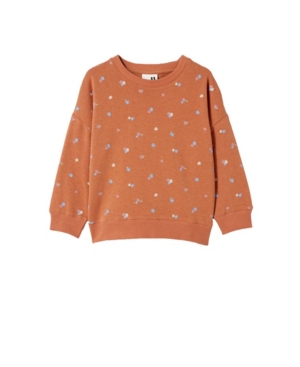 Toddler Girls Sage Crew Sweatshirt