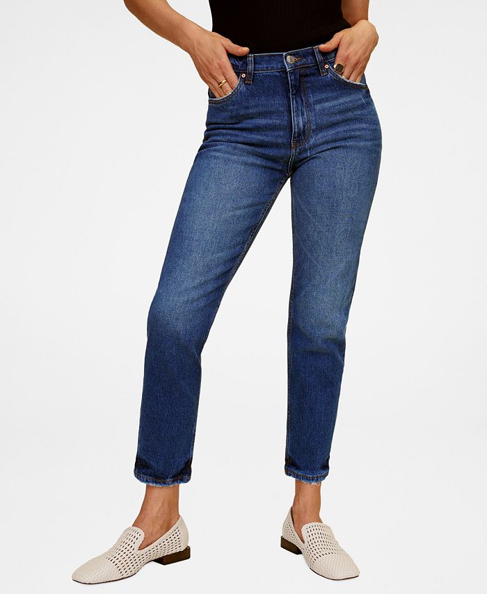 MANGO Women's Mom-Fit Jeans - Macy's