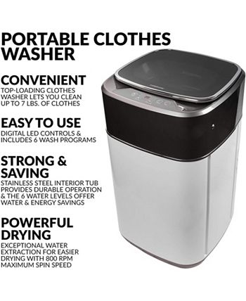 Farberware 1.0 cu. ft. Portable Top Load Washing Machine in White  FCW10BSCWHA - The Home Depot