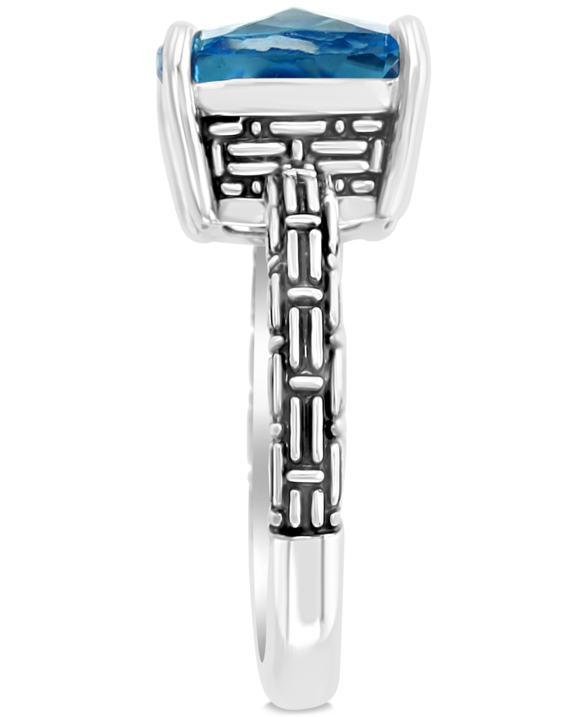 Effyor Citrine Statement Ring (4-1/2 ct. t.w.) in Sterling Silver - Blue Topaz