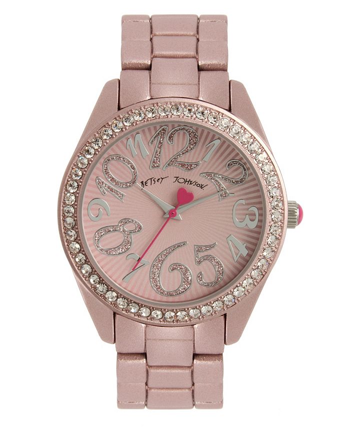 Betsey johnson pink watch top