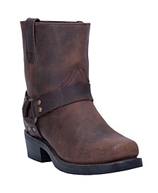 Rev Up Men's Genuine Leather Harness Boot