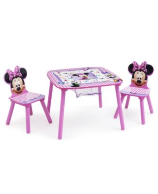 Delta Children Disney Minnie Mouse Kids Storage Table and Chair