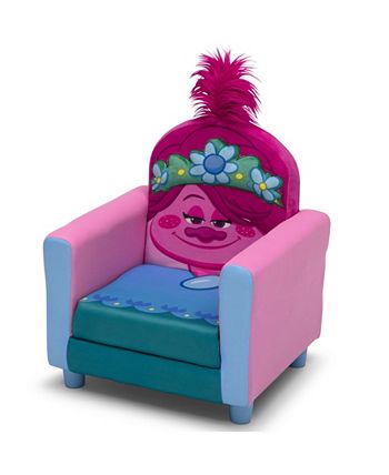 Delta Children Trolls World Tour Poppy Figural Upholstered Kids