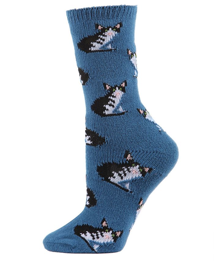 MeMoi Women's Cozy Cat Novelty Boot Socks & Reviews Story Macy's