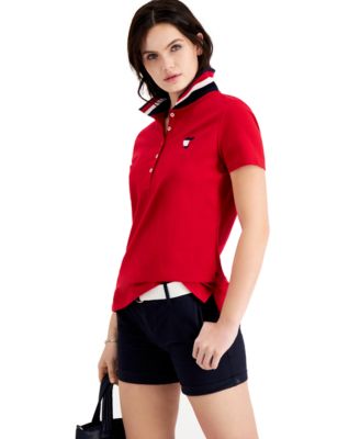 macys ladies red tops