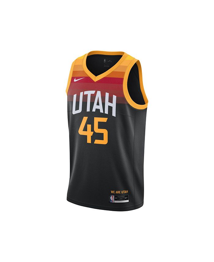 Men's Nike Donovan Mitchell Gold Utah Jazz Replica Swingman Jersey